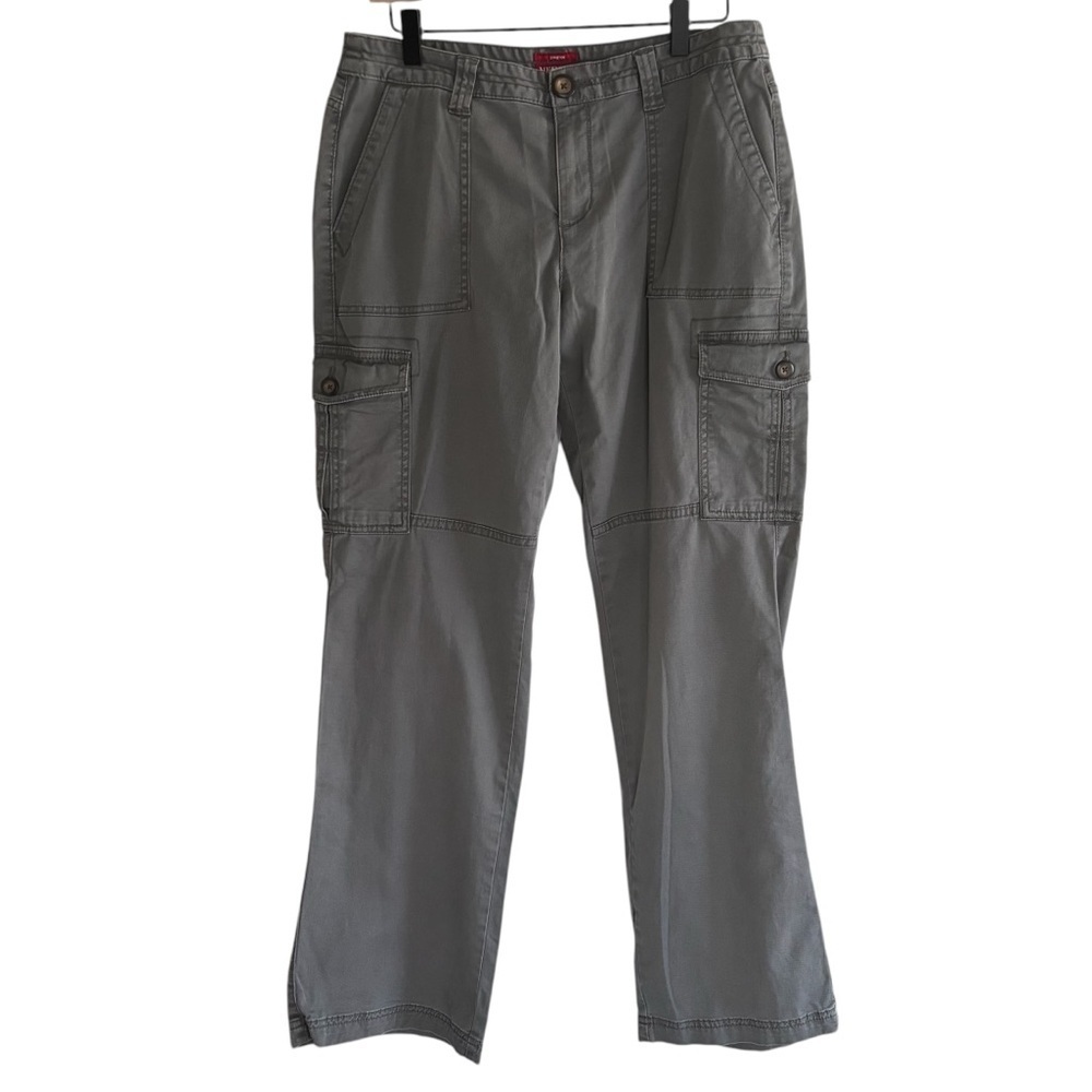 Merona Gray Stretch Cargo Pants Utility Outdoors Backyard Women’s Size 10